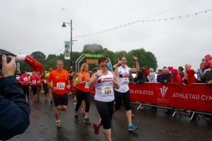 Starting the Caerphilly 10K