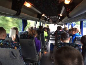 Runners on the coach