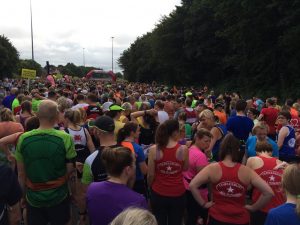 Severn Bridge Half Marathon start