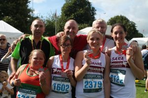 Team photo with medals