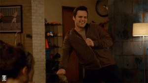 Man doing happy dance gif