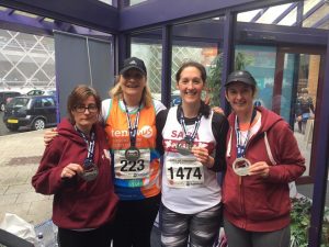 Pegasus girls with our medals