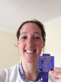 My Women's Running Magazine 10K Race medal