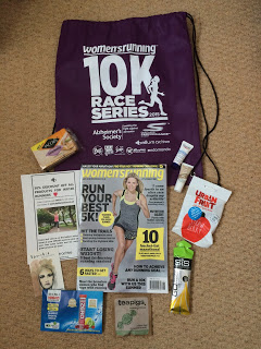 Women's Running Magazine 10k race goody bag