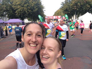 We finished the Cardiff Half Marathon