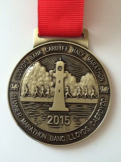 Cardiff Half Marathon medal